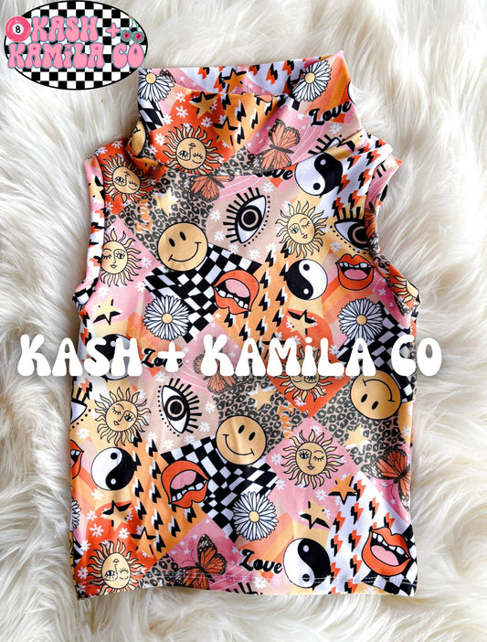 CUSTOM | Mock Neck Tank