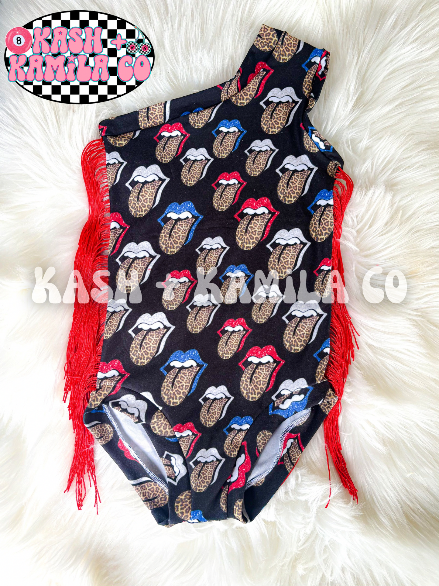 RTS Halsey Leo 4OJ Tongue w/Red Fringe