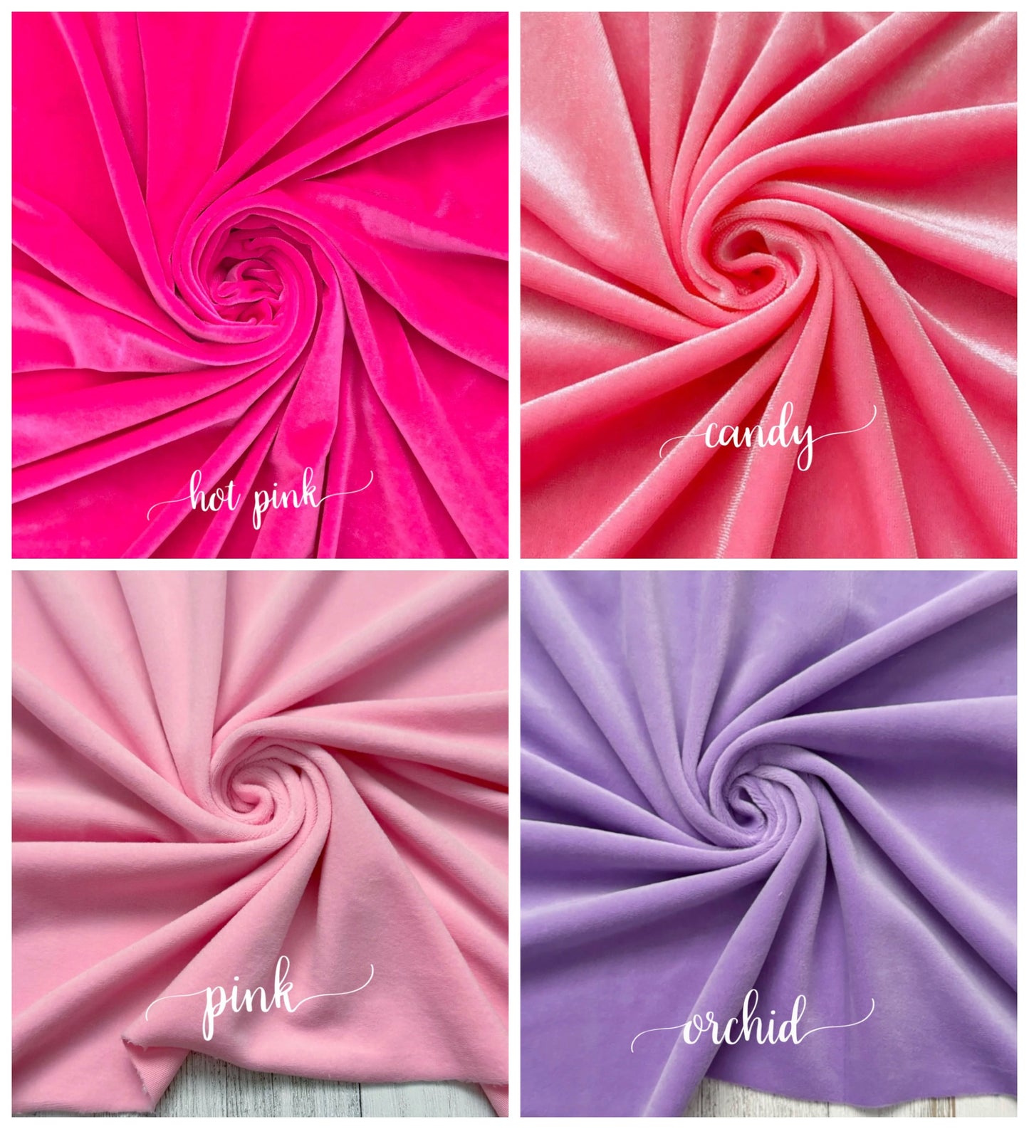 MTO Velvet Solids (5) | Bows & Piggies (Clip/Nylon)