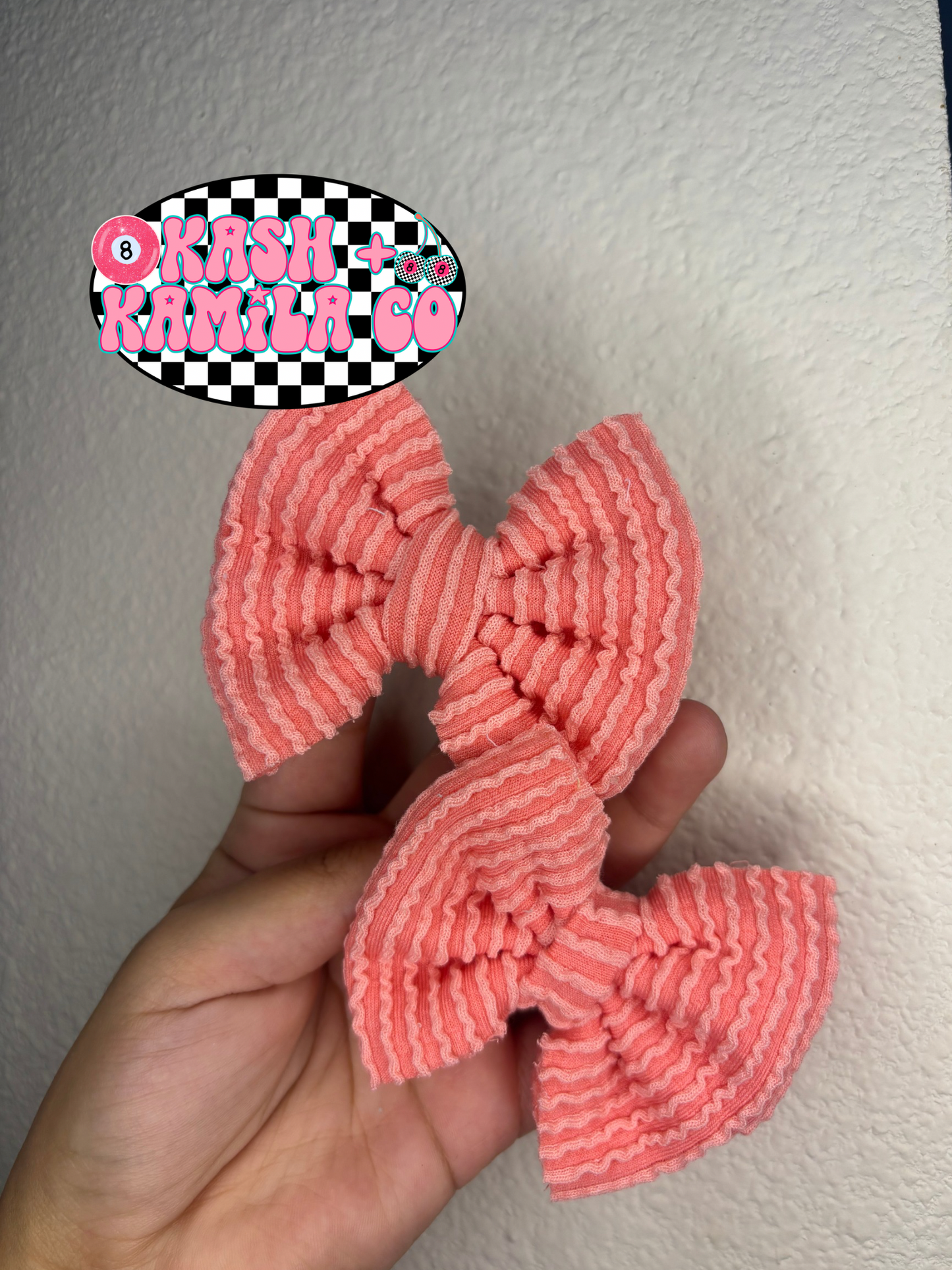 RTS 3” Piggies Urban Rib Coral Pink