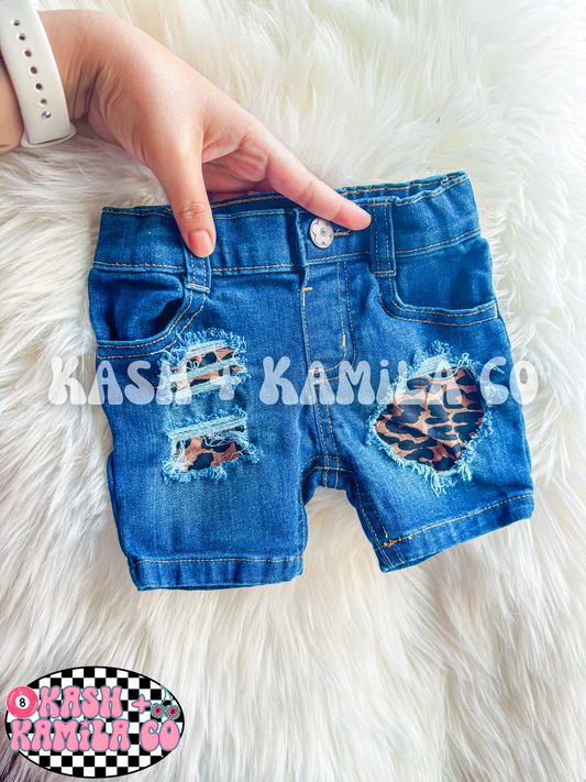RTS Denim Shorts Cheetah 18m
