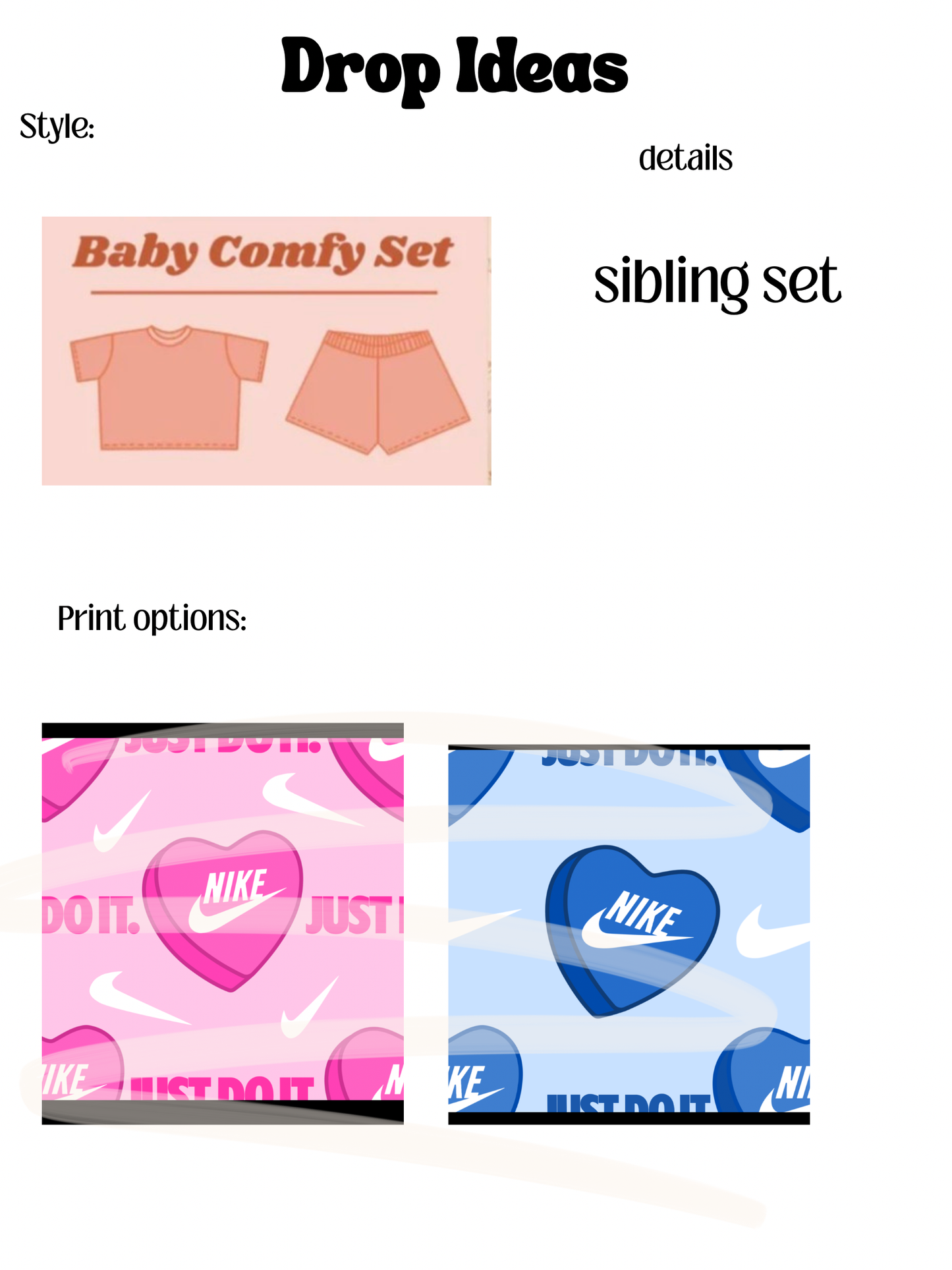 DROP Sibling Vday Comfy Set