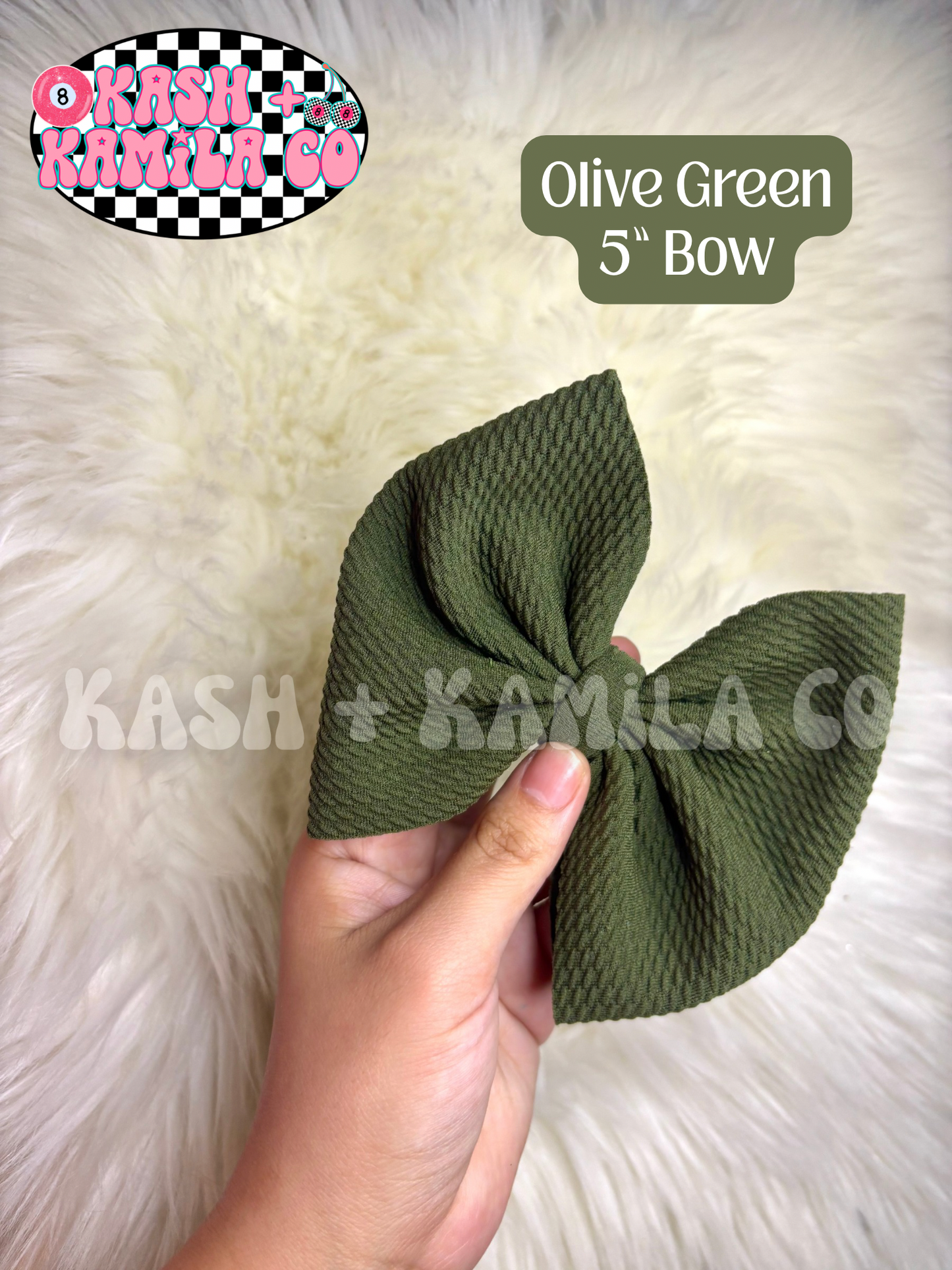 MTO Green Shades (1) | Bows & Piggies (Clip/Nylon)