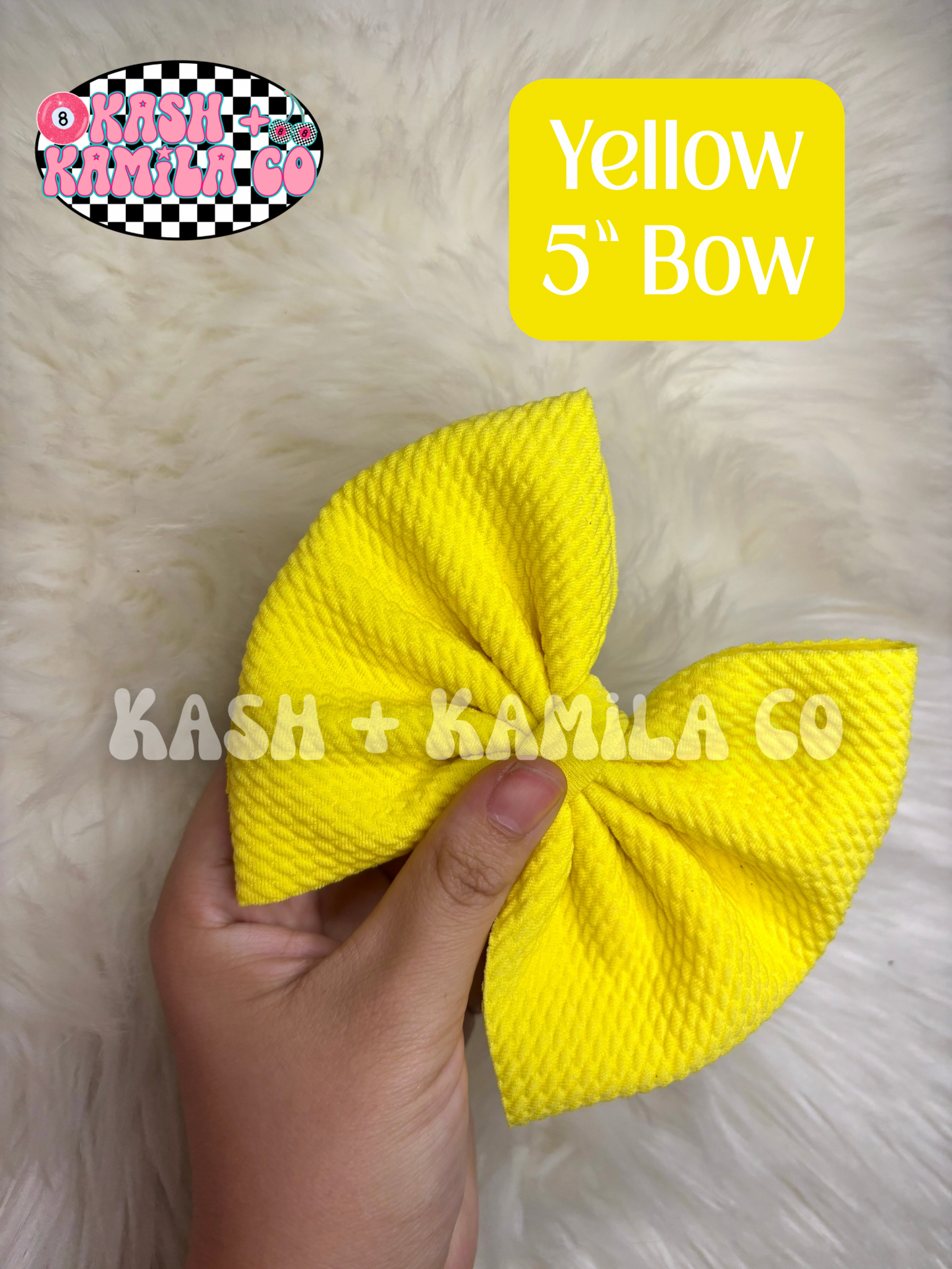 MTO Yellow Shades | Bows & Piggies (Clip/Nylon)