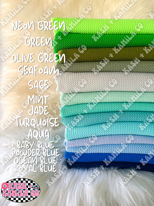 MTO Green Shade Bows & Piggies (Clip/Nylon)