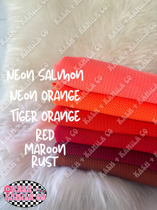 MTO Red/Orange Shade Headwraps