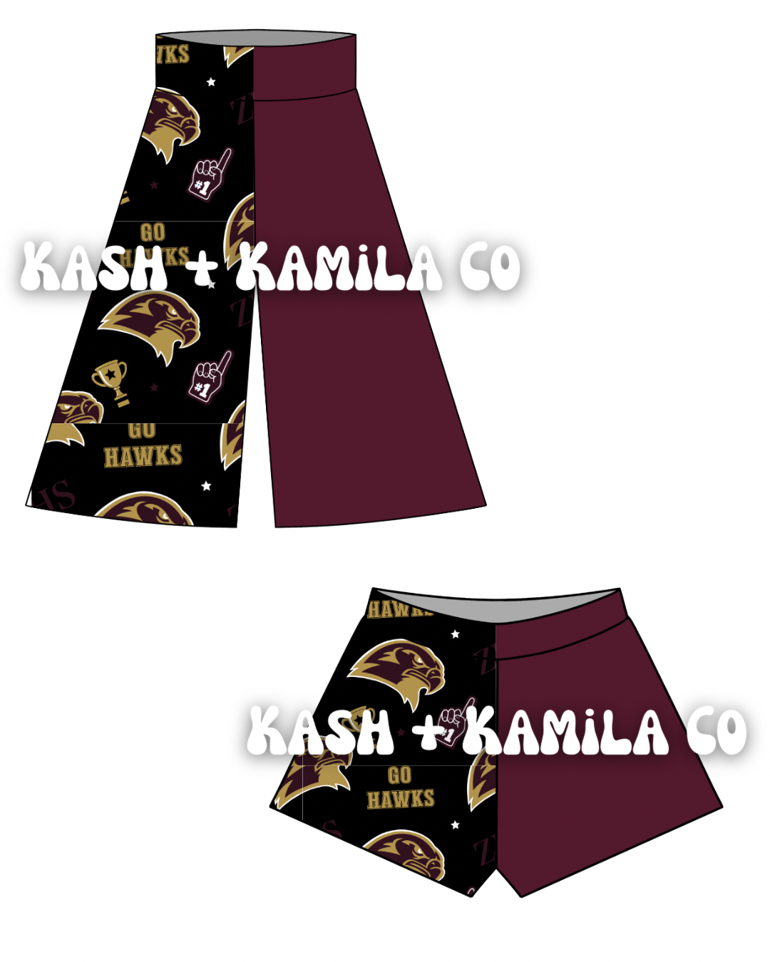 School Zapata Split Pants/Shorts