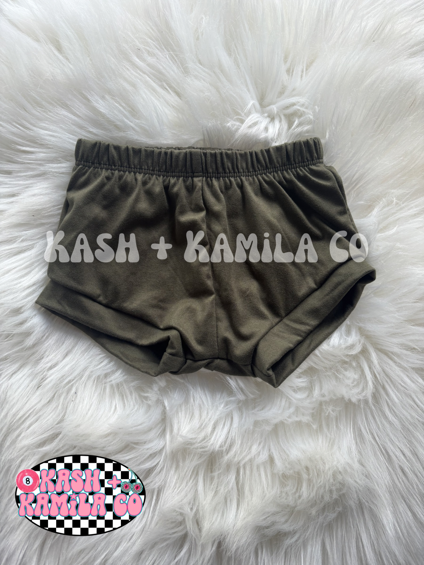 RTS Olive Green Shorties 12-18m