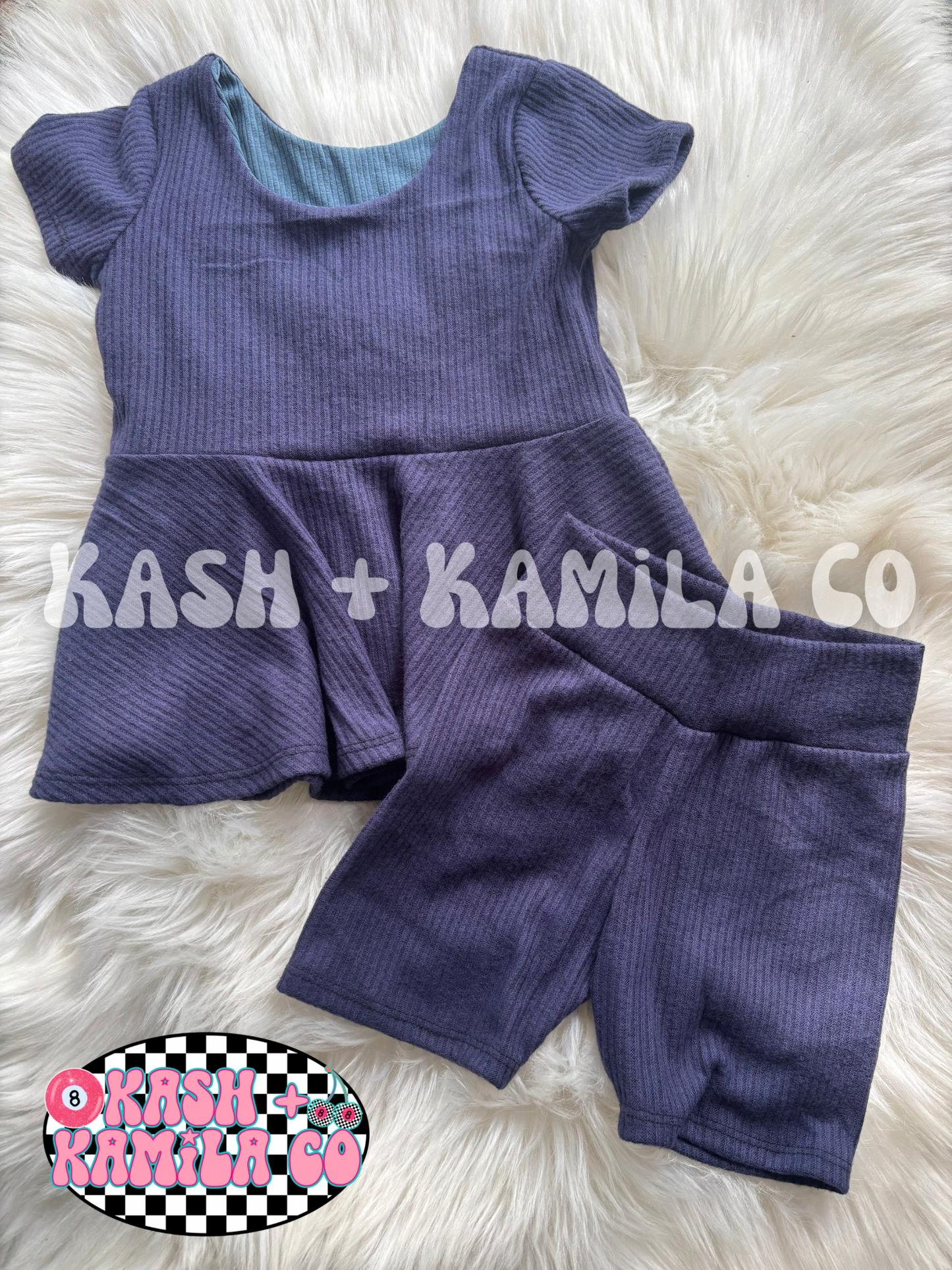 RTS Navy Blue Biker Shorts 3T