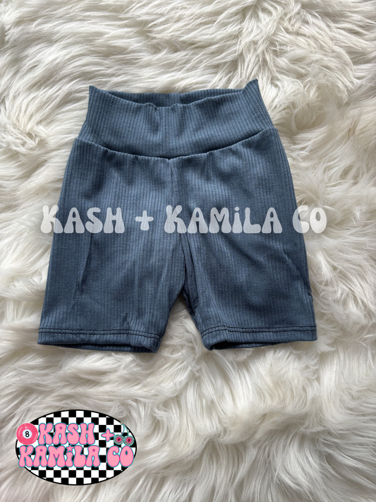 RTS Indigo Blue Biker Shorts 18-24m