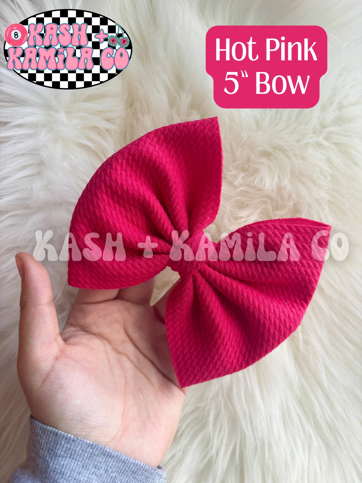 MTO Pink Shade Bows & Piggies (Clip/Nylon)