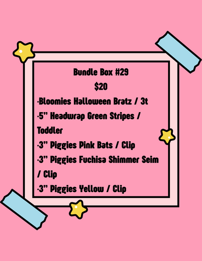 Bundle Box #2 / Halloween Bloomies