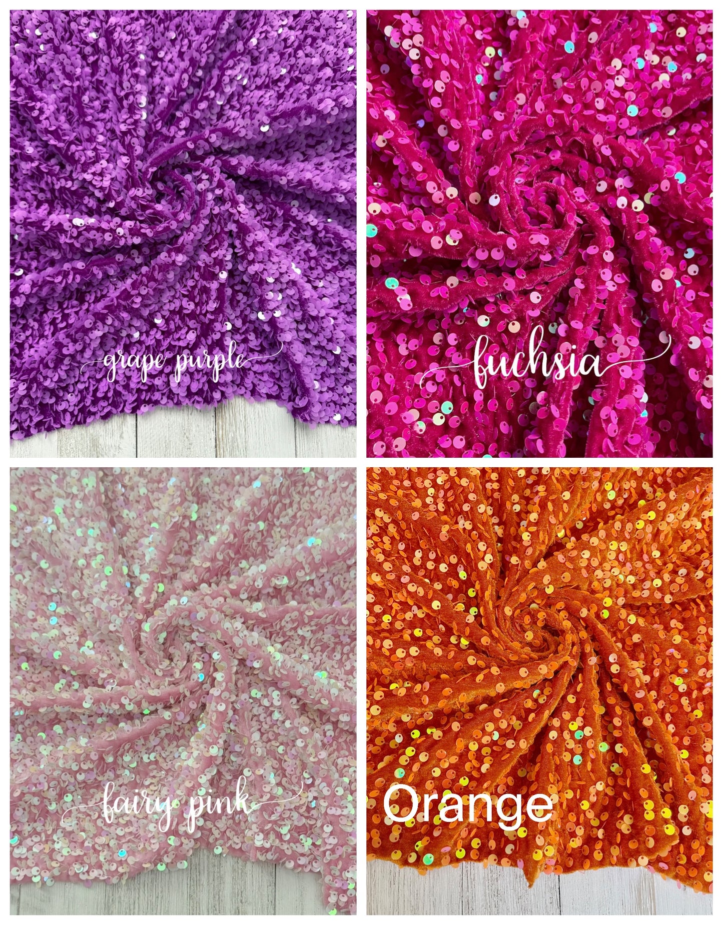 Sequins (5) | Bows & Piggies (Clip/Nylon)