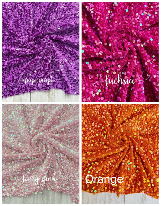 Sequins (5) | Bows & Piggies (Clip/Nylon)